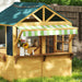 Wooden Wendy House with Service Stations - Little and Giant Explorers AIYAPLAY