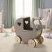 Wooden Dolls Pram in Grey - Little and Giant Explorers Moover