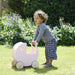 Wooden Dolls Pram | Premium Push-Along Toy (Pink Edition) - Little and Giant Explorers Moover