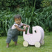 Wooden Dolls Pram | Premium Push-Along Toy (Pink Edition) - Little and Giant Explorers Moover