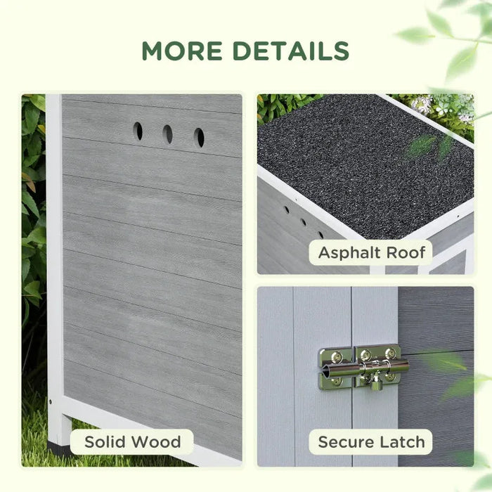 Wooden Duck House – Elevated Design | Openable Top and Removable Floor PAWHUT - Little and Giant Explorers PawHut