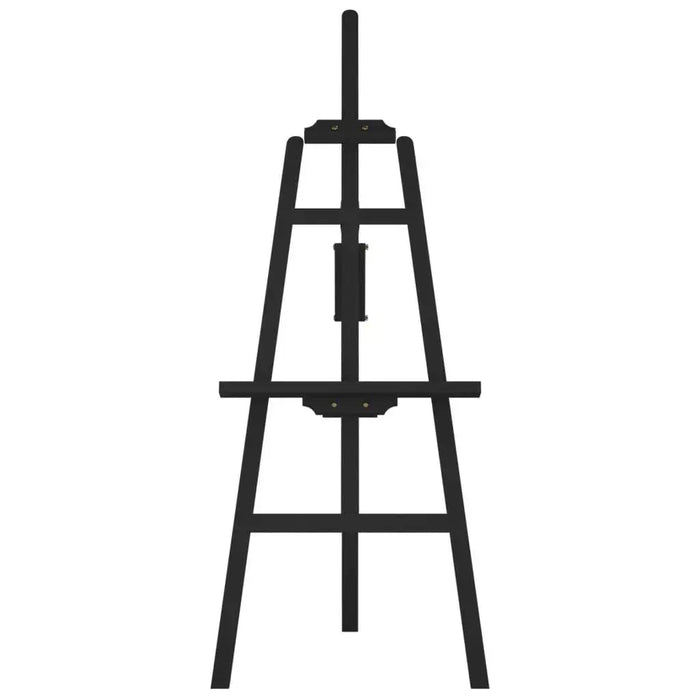 Easel Stand in Black and Solid Wood Pine (53.5 x 95 x 127cm) - Little and Giant Explorers vidaXL