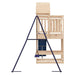 Wooden Outdoor Playset | Pine Wood with Rock Wall and Single Swing Set - Little and Giant Explorers vidaXL