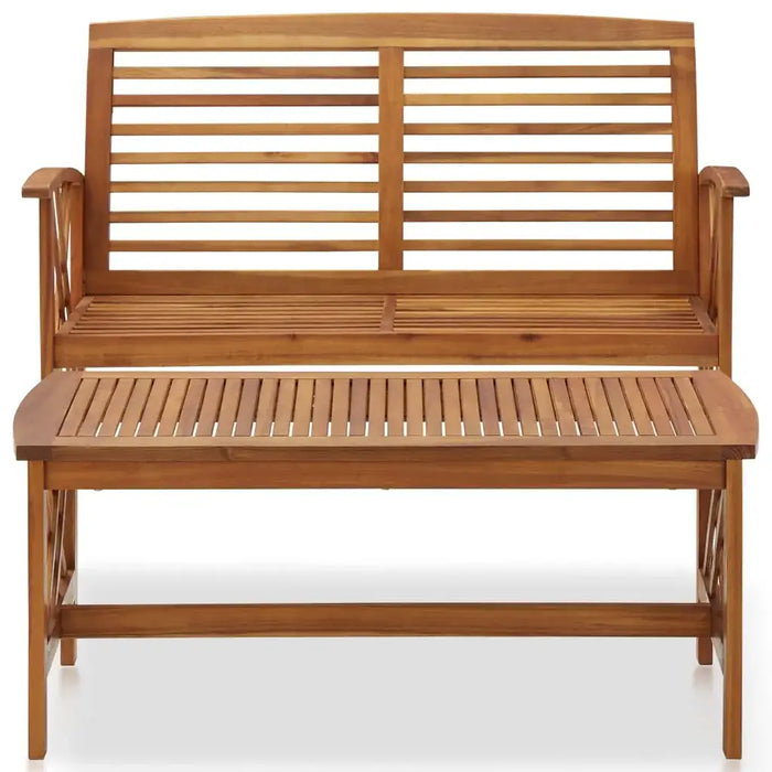 2 Piece Garden Lounge Set in Solid Acacia Wood - Little and Giant Explorers vidaXL