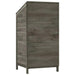 Wooden Garden Shed in Anthracite and Solid Wood Fir (55 x 52 x 112cm) - Little and Giant Explorers vidaXL