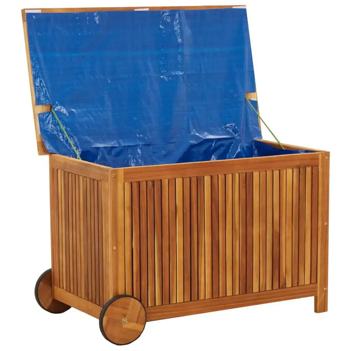 Garden Storage Box with Wheels (90 x 50 x 58cm) - Little and Giant Explorers vidaXL