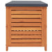 Garden Storage Box in Solid Wood Eucalyptus (90 x 48 x 55cm) - Little and Giant Explorers vidaXL