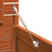 Wooden Garden Storage Box – Wax Brown Solid Pine | 101cm Outdoor Storage VIDAXL - Little and Giant Explorers vidaXL