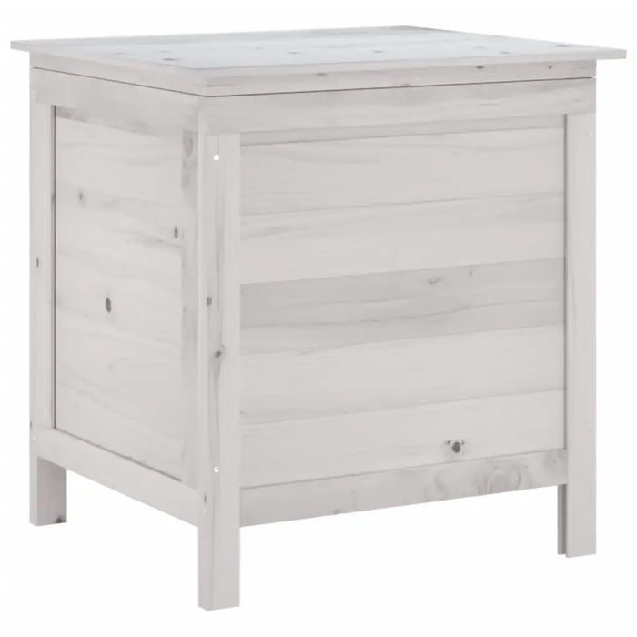 Garden Storage Box in White (50 x 49 x 56.5cm) - Little and Giant Explorers vidaXL