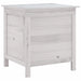 Garden Storage Box in White (50 x 49 x 56.5cm) - Little and Giant Explorers vidaXL