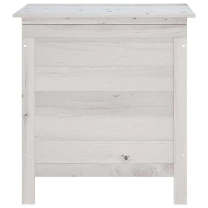 Garden Storage Box in White (50 x 49 x 56.5cm) - Little and Giant Explorers vidaXL
