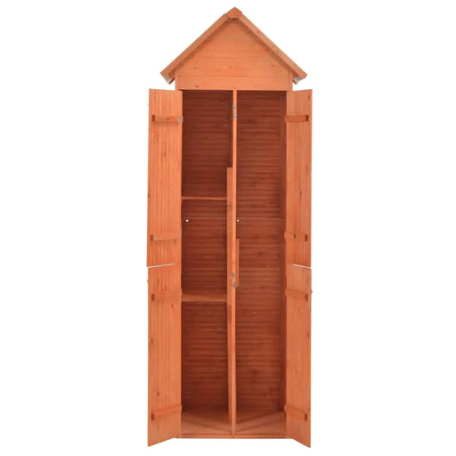 Wooden Garden Storage Shed (71 x 60 x 213cm) - Little and Giant Explorers vidaXL