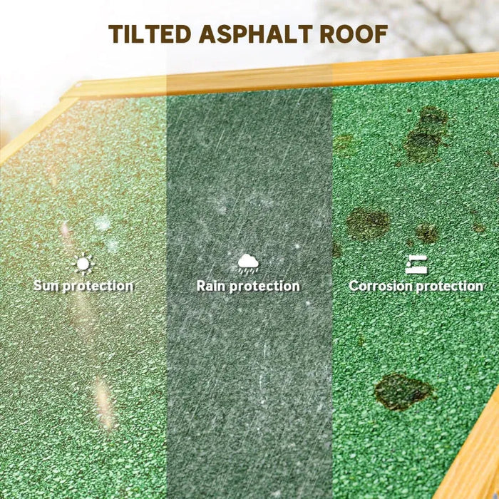 Wooden Garden Storage Shed – Grey | Fir Wood - 3 Detachable Shelves OUTSUNNY - Little and Giant Explorers Outsunny