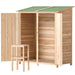 Wooden Garden Storage Shed – Natural Fir | Double-Layer Removable Table OUTSUNNY - Little and Giant Explorers Outsunny