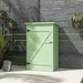 Wooden Garden Storage Shed and Bolt Latch in Green - Little and Giant Explorers Outsunny