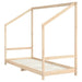 Kids Bed Frame in Solid Wood Pine 2x(80 x 200cm) - Little and Giant Explorers vidaXL