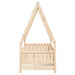 Kids House-Style Bed Frame in Solid Wood Pine (70 x 140cm) - Little and Giant Explorers vidaXL