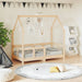Kids Bed Frame in Solid Wood Pine (70 x 140cm) - Little and Giant Explorers vidaXL