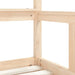 Wooden Kids Bed Frame Untreated 70x140cm | House Design with Storage Drawer - Little and Giant Explorers vidaXL