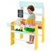 Wooden Kids Grocery Store Playset | Pretend Supermarket with Cash Register COSTWAY - Little and Giant Explorers Costway