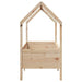 Wooden Kids House Bed Frame - Pine 80x160cm | Playful Design with Rails VIDAXL - Little and Giant Explorers vidaXL