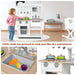 Kids Kitchen Playset | Realistic Cooking Experience with Interactive Features - Little and Giant Explorers Costway