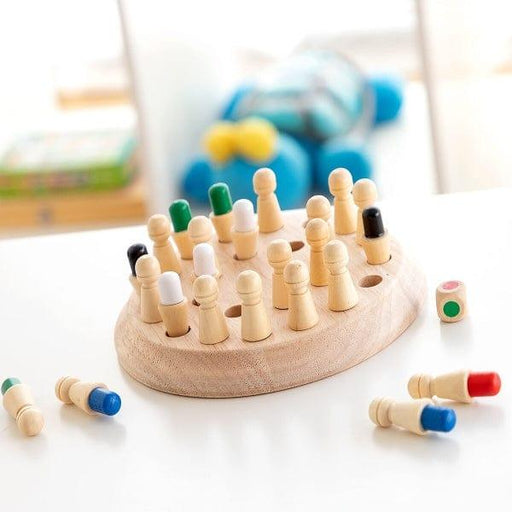 Wooden Memory Chess - Little and Giant Explorers InnovaGoods