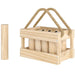 Wooden Molkky Set Natural Wood Finish | Finnish Tossing Game with Carry Box - Little and Giant Explorers SPORTNOW