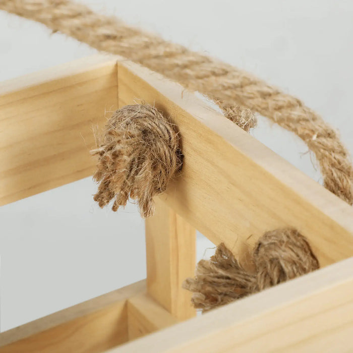 Wooden Molkky Set Natural Wood Finish | Finnish Tossing Game with Carry Box - Little and Giant Explorers SPORTNOW