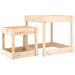 2 Sand Tables in Solid Wood Pine - Little and Giant Explorers vidaXL