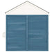 Blue wooden outdoor playhouse with white roof, cottage style, against white background