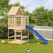 Wooden Outdoor Playset | 118cm Platform with Wave Slide and Sandpit - Little and Giant Explorers vidaXL