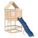 Wooden Outdoor Playset | 118cm Platform with Wave Slide and Sandpit - Little and Giant Explorers vidaXL