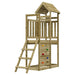 Wooden Outdoor Playset Vacuum Pressure Impregnated Pinewood | Modular Design with Rockwall and Ladder - Little and Giant Explorers vidaXL