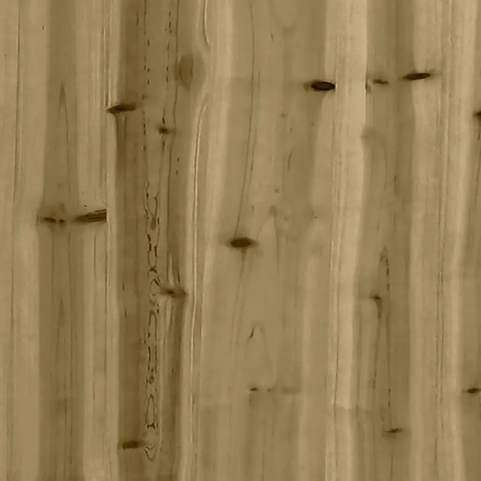 Natural pinewood surface with visible knots and grain texture, wooden planter material