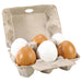Wooden Play Eggs Set in Carton - 6 Pieces | Pretend Play Kitchen Toy SOKA® - Little and Giant Explorers SOKA Play Imagine Learn