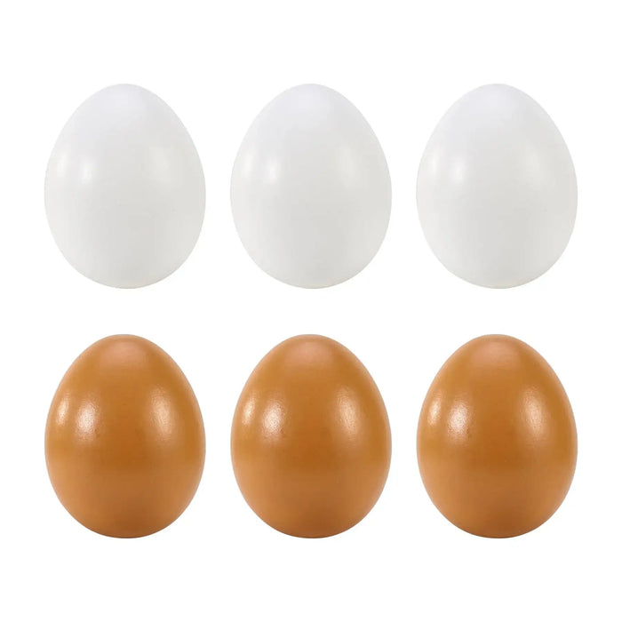 Wooden Play Eggs Set in Carton - 6 Pieces | Pretend Play Kitchen Toy SOKA® - Little and Giant Explorers SOKA Play Imagine Learn