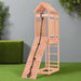 Playhouse with Climbing Wall with Rope and Sandpit in Solid Wood Douglas - Little and Giant Explorers vidaXL