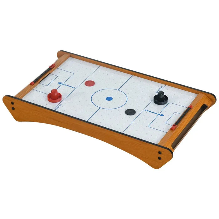 Wooden Portable Tabletop Air Hockey Table - Little and Giant Explorers HOMCOM