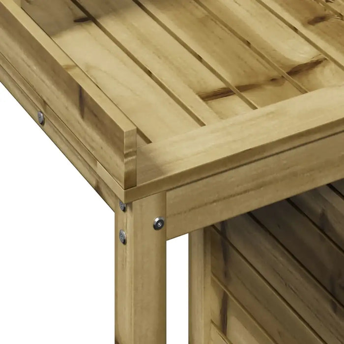 Wooden Potting Table – Solid Pine Garden Workbench | Rustic Outdoor Planting Station VIDAXL - Little and Giant Explorers vidaXL