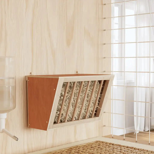 Wooden Rabbit Hay Feeder | Rabbits, Guinea Pigs, Chinchillas and Small Pets VIDAXL - Little and Giant Explorers vidaXL