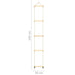 Five-level wooden rope ladder with PE rope, 168 cm tall, 30 cm wide, climbing accessory.