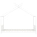 Kids Bed Frame in White and Solid Pine Wood (70 x 140cm) - Little and Giant Explorers vidaXL