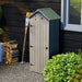 Wooden Garden Shed with Lockable Door in Grey - Little and Giant Explorers Outsunny