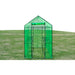 XL Steel Greenhouse (120 x 240 x 190cm) - Little and Giant Explorers vidaXL