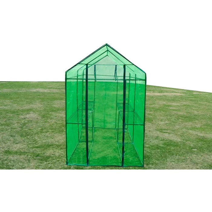 XL Steel Greenhouse (120 x 240 x 190cm) - Little and Giant Explorers vidaXL