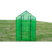 XL Steel Greenhouse (120 x 240 x 190cm) - Little and Giant Explorers vidaXL