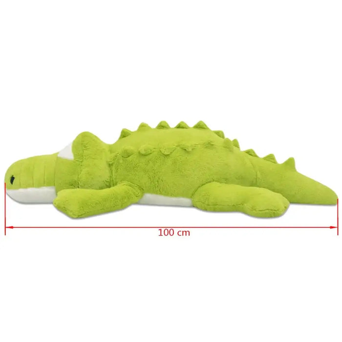 XXL Plush Crocodile 100cm | Soft Reptile Cuddly Toy - Little and Giant Explorers vidaXL