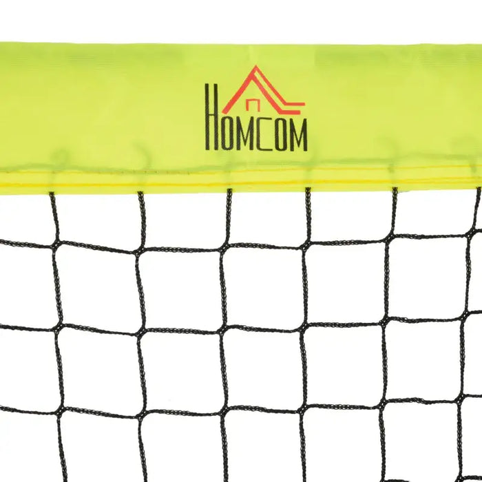 Yellow Football Goal Set of 2 – 183x90cm Steel Frame | Portable with Carry Bag HOMCOM - Little and Giant Explorers HOMCOM