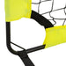 Yellow Football Goal Set of 2 – 183x90cm Steel Frame | Portable with Carry Bag HOMCOM - Little and Giant Explorers HOMCOM